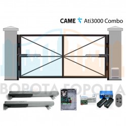 Ворота распашные 3000х2000 мм с автоматикой Came A3000 COMBO 