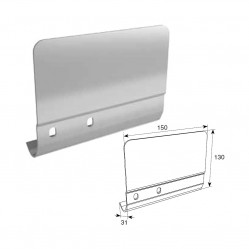 Соединительная пластина 130мм для вертикальных направляющих правая