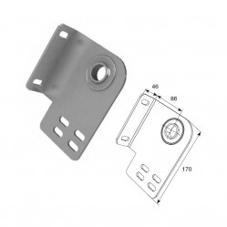 Концевой опорный кронштейн (86мм)