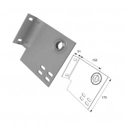 Концевой опорный кронштейн (152мм)