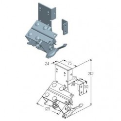 Alutech Кронштейн нижний RBI446MR